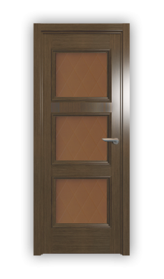 Дверь Velmi 06-144, цвет дуб тон 44, остекленная