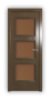 Дверь Velmi 06-144, цвет дуб тон 44, остекленная - превью фото 1