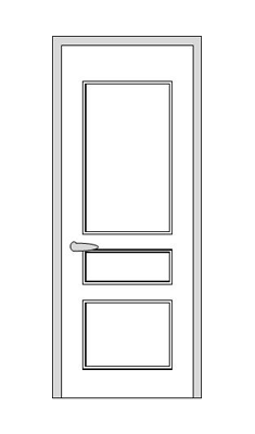 Дверь Velmi 02-709, цвет патина с серебром, глухая