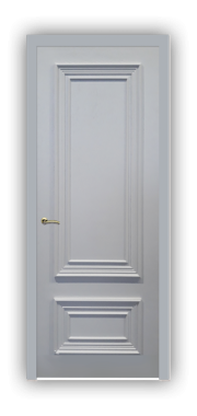 Дверь Lusso 01-109, цвет серая патина, глухая - фото 1