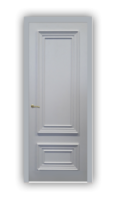 Дверь Lusso 01-109, цвет серая патина, глухая