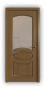 Дверь Classic 718, цвет орех,остекленная - превью фото 1