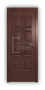 Дверь Velmi 10-221, цвет сапели, глухая - превью фото 1