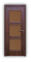 Дверь Velmi 06-221, цвет сапели, остекленная - превью фото 1