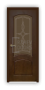 Дверь Classic 321, цвет дуб тон 46, остекленная - превью фото 1