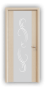 Дверь Fiesta 3032, цвет дуб беленый, остекленная - превью фото 1