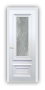 Дверь Lusso 01-603, цвет белая эмаль, остекленная - превью фото 1