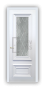 Дверь Lusso 01-603, цвет белая эмаль, остекленная - превью фото 1