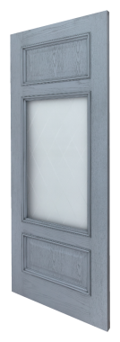 Дверь Velmi 03-109, цвет серая патина, остекленная - фото 3