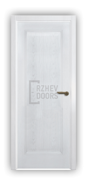 Дверь Velmi 04-709, цвет патина белая с серебром, глухая - фото 1