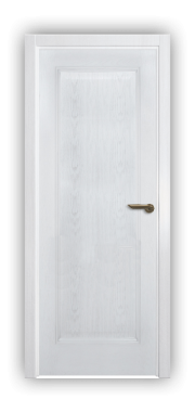 Дверь Velmi 04-709, цвет патина белая с серебром, глухая - фото 1