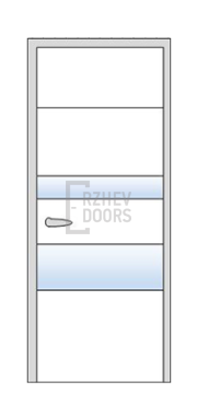 Дверь Nova 5329, цвет патина с серебром - фото 1