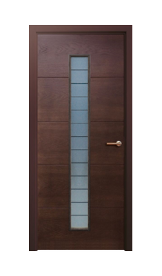 Дверь Scandi 061, цвет дуб коньячный, остекленная