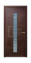 Дверь Scandi 061, цвет дуб коньячный, остекленная - превью фото 1