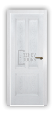 Дверь Velmi 08-709, цвет патина белая с серебром, глухая - фото 1