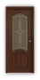 Дверь Classic 200, цвет макоре, остекленная - превью фото 1