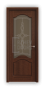 Дверь Classic 200, цвет макоре, остекленная - превью фото 1