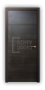 Дверь Scandi 064, цвет дуб мореный, глухая - превью фото 1
