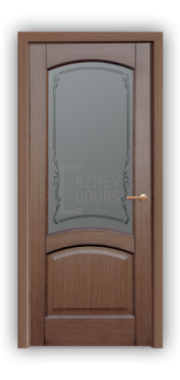 Дверь Neoclassic 828, цвет орех, остекленная - фото 1