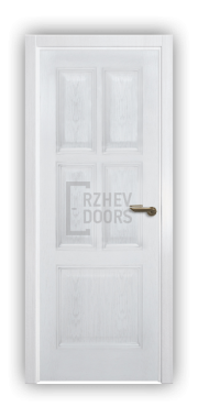 Дверь Velmi 07-709, цвет патина белая с серебром, глухая - фото 1