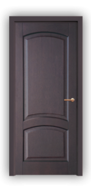 Дверь Neoclassic 827, цвет дуб черный, глухая - фото 1