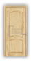 Дверь из массива сосны ECO 4230, без покрытия, глухая - превью фото 1