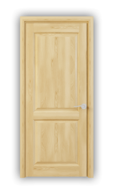 Дверь из массива сосны ECO 4210, без покрытия, глухая