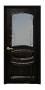 Дверь Elegance 02, цвет черный дуб, остекленная - превью фото 1