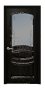 Дверь Elegance 02, цвет черный дуб, остекленная - превью фото 1