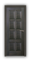 Дверь Velmi 10-5111, цвет дуб мореный, глухая - превью фото 1