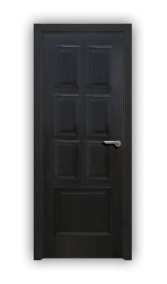 Дверь Velmi 09-123, цвет дуб черный, глухая