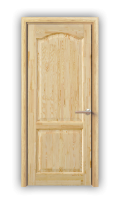 Дверь из массива сосны ECO 4220, без покрытия, глухая