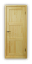 Дверь ECO 9311, глухая, покрытие - прозрачный лак - превью фото 1