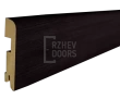Baseboard, color Black oak