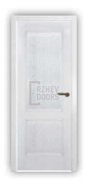 Дверь Velmi 01-709, цвет белая патина с серебром, глухая - фото 1
