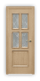 Дверь Velmi 07-105, цвет БЕЖ, остекленная - превью фото 1