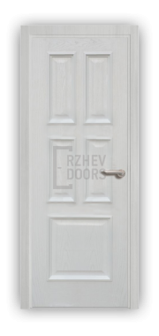 Дверь Velmi 07-801, цвет белый ясень, глухая - фото 1