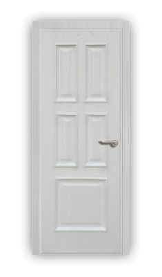 Дверь Velmi 07-801, цвет белый ясень, глухая