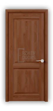 Дверь из массива сосны ECO 4213, покрытие - светло-коричневый лак, глухая - фото 1