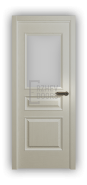 Дверь Velmi 02-102, цвет эмаль ваниль, остекленная - фото 1